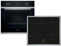 Siemens EQ212ID00Z Set Backofen HR214ABS0 + Induktionskochfeld EH64KBFB5E
