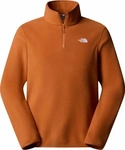 The North Face - Fleece mit Rei&szlig;verschluss - M Glacier Fleece 1/4 Zip Jacket Burnt