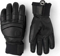 Hestra - Leder Skihandschuhe - Fall Line Glove Black/Black f&uuml;r Herren aus Leder -