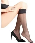 Falke Seidenglatt 15 DEN Damen Kniestr&uuml;mpfe black (3009) 35-38