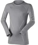 Falke Kinder Langarmshirt Wool-tech grey-heather (3757) 110-116