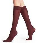 Falke Pure Matt 50 DEN Damen Kniestr&uuml;mpfe barolo (8596) 35-38