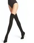 Falke Softmerino Damen Overknees black (3009) 37-38