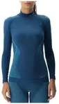Uyn Woman Evolutyon Underwear Shirt Long Sleeve Turtle Neck blue