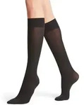 Falke Pure Matt 50 DEN Damen Kniestr&uuml;mpfe black (3009) 35-38
