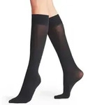 Falke Pure Matt 50 DEN Damen Kniestr&uuml;mpfe marine (6179) 35-38
