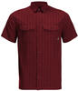 Jack Wolfskin Thompson Shirt Men deep ruby check (8975) S