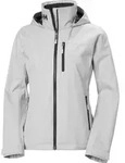 Helly Hansen W Crew Hooded Jacket 2.0 grey fog (853) L