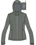 CMP Woman Jacket Fixed Hood salvia (E452) 34