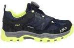 CMP Kids Kiruna Low Fitgo WP Trekking Shoes b.blue-yellow fluo (24NR) 29