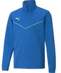 Puma Teamrise 1/4 Zip Top Jr electric blue lemonade (02) 176