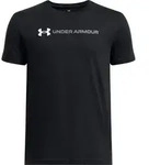 Under Armour B Logo Wordmark SS black white (001) L