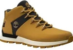 Timberland Mens Mid Lace UP Sneaker wht nbk w blk 7