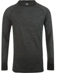 Whistler Bradley M Merino Wool Baselayer Top dark grey melange (1011) S