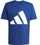 adidas Essentials BIG Logo Single Jersey Tee dark blue-white (043A) M