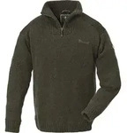 Pinewood Hurricane Sweater d.green melange (142) XL