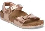Birkenstock Rio AS Kids Birko-flor electric metallic copper (884) Schmal 24