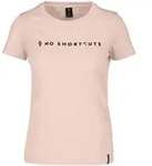 Scott Tee W's No Shortcuts SS sugar pink (7994) XS