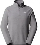 The North Face Mens Glacier Fleece 1/4 Zip Jacket tnf mid grey heather (CQI) M