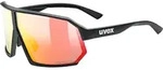 Uvex Sportstyle 237 black mat racy red cat. 2 one size