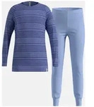 Odlo The Kids' Active Warm Base Layer Set blue heron - skipper blue (21803) 92