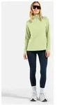 Odlo The Essentials Ceramiwarm Half-zip Mid Layer shadow lime (40440) M