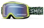 Smith Daredevil electric lime left turn blue sensor mirror (3R5-ZF) O / S
