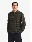 Jack Wolfskin Lite Flannel Shirt M check obsidian moss (T0328) S