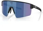 Bliz P004 matte black grey w blue mirror (70220737)