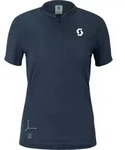 Scott Tee W's Vertic Zip SS dark blue (0114) XS