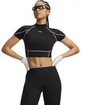 Under Armour Heatgear Elite Crop Mck SS black reflective (008) L