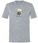 Super.Natural K Crazy Mouse Tee cashmere grey melange/various (35G) 128