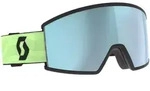 Scott Goggle Ambit glow green - amp ice chrome s2 (8136) -