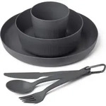 Sea to Summit Camp Dinnerware Set w/ Mesh Sack charcoal [6 Piece]