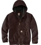 Carhartt Washed Duck Active Jac dark brown (DKB) 2XL REG