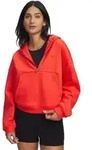 Under Armour Icon Fleece Half Zip Hoodie red venom red (690) L