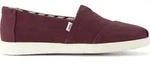 Toms Alpargata Plus dark red heritage canvas 42