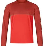 Endura Core Printed Long Sleeve Tee flame red XL