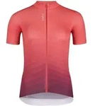 Odlo T-shirt s/u Collar Short Sleeve Full Zip Zeroweig american beauty -...