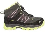 CMP Kids Rigel Mid WP Trekking Shoes grey-pink-apple (63UU) 37