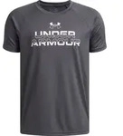 Under Armour Tech Split Wordmark SS gray white (027) XL