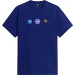 The North Face U Explorer Badges RLX Softshell Tee-graphic bold blue (NLV) M