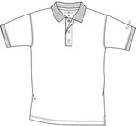 CMP MAN Polo bianco-grey (26XN) 46