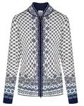Dale of Norway Solfrid Fem Jacket offwhite electricstorm navy (A) M