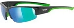Uvex Sportstyle 215 black mat green green cat. 3 one size