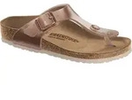 Birkenstock Gizeh Kids Birko-flor Girls electric metallic copper (850) Schmal 31