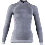 Uyn Woman Fusyon Underwear Shirt Long Sleeve TURTLENECK anthracite/purple/pink (J007)