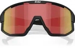 Bliz Vision matt black, matt black jawbone + spare jawbone in white brown w red multi