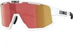 Bliz Fusion matt white, matt white jawbone + spare jawbone in black smoke w red multi