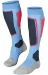 Falke SK2 Intermediate Damen Skiing Kniestr&uuml;mpfe blue note (6545) 37-38